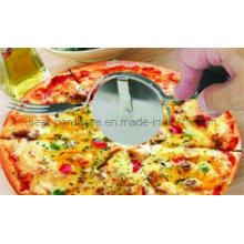 Cortador de la rueda de la pizza del acero inoxidable, tenedor de la pizza (se1103)